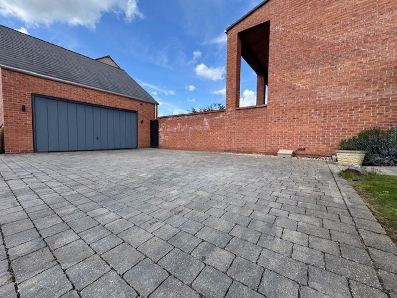 Driveway and garage