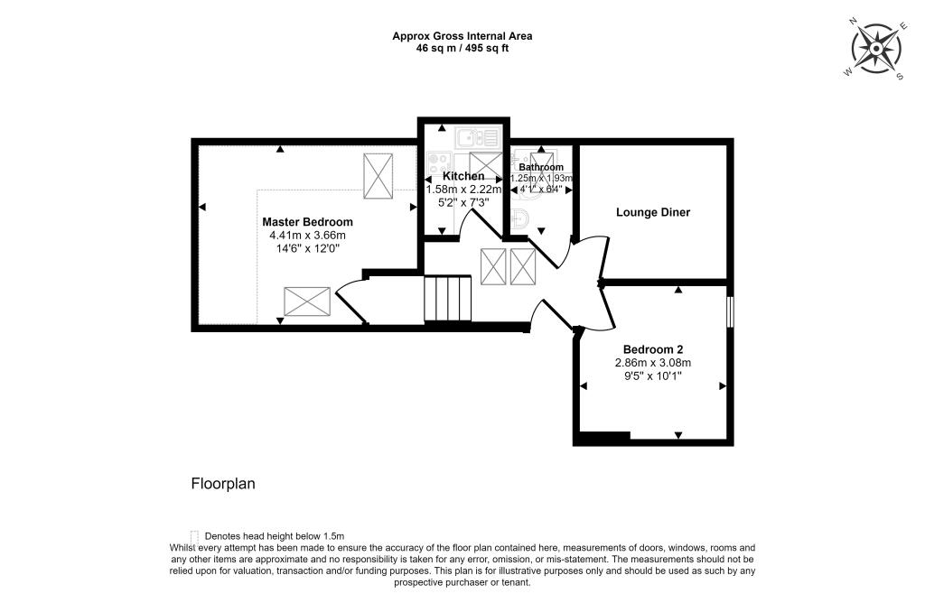 Flat 6, 22 Cator Road, Sydenham, London SE26 5DS