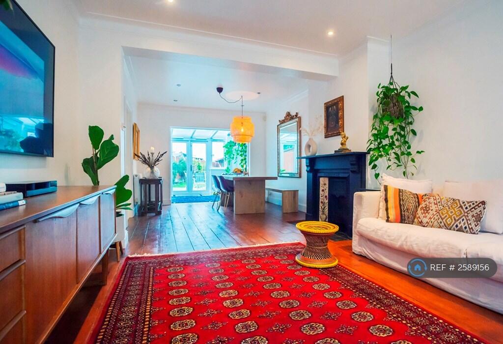 Beautifully Arranged Dual Lounge And Dining Area