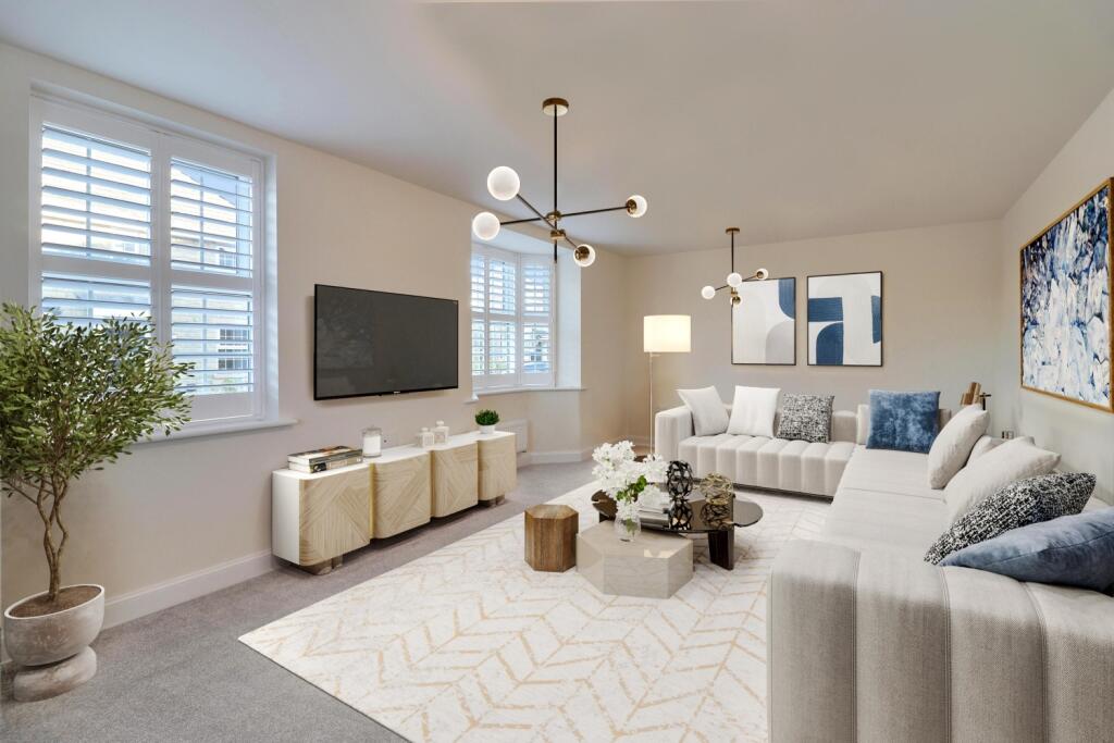 Lounge digitally staged