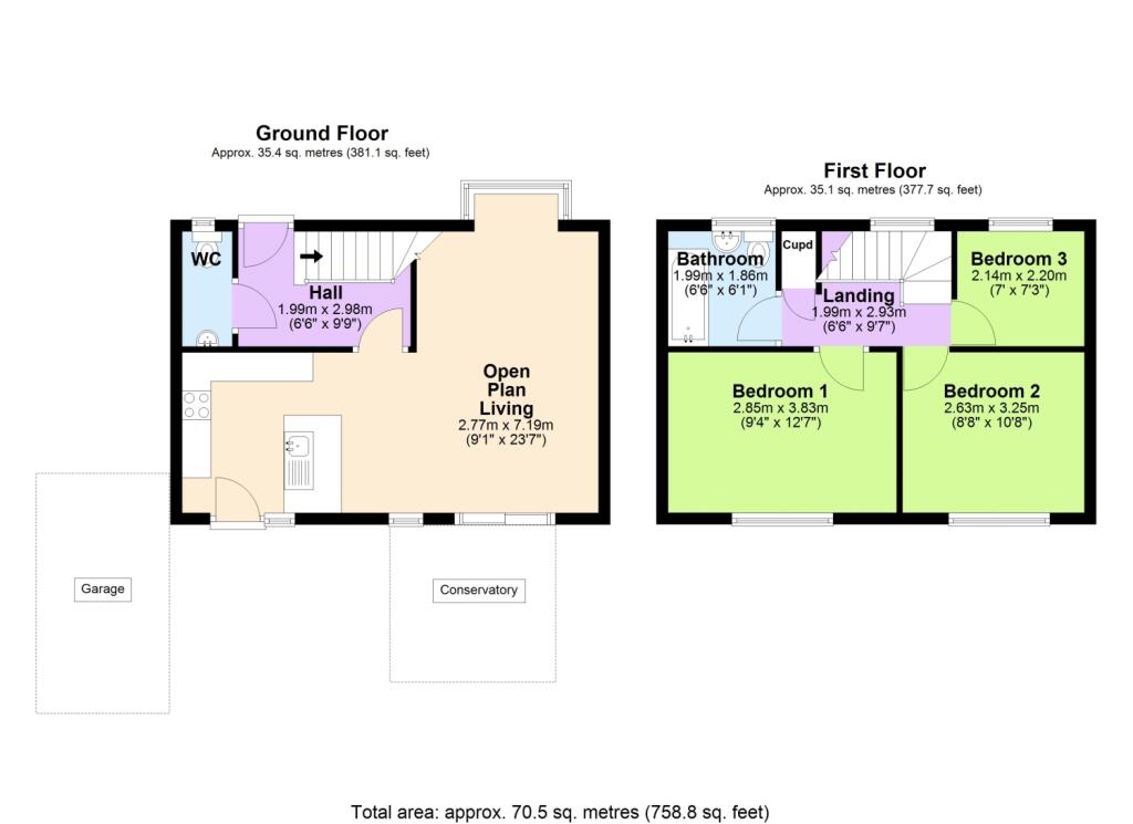 62 Moor View Drive, Teignmouth- FLOORPLAN