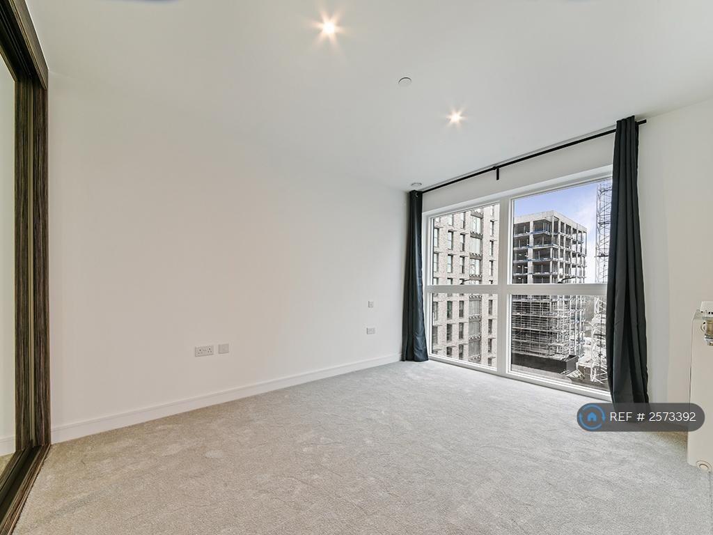 Bright Bedroom With Floor-To-Ceiling Windows