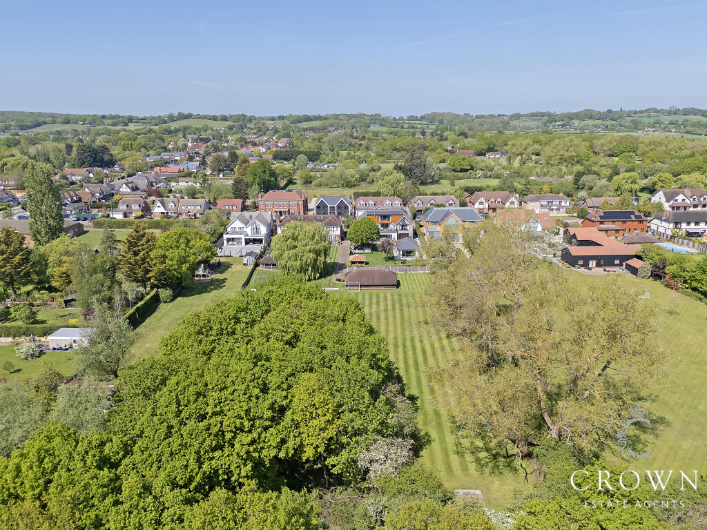 Ariel view of the plot