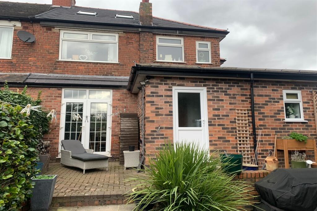 rear raised patio