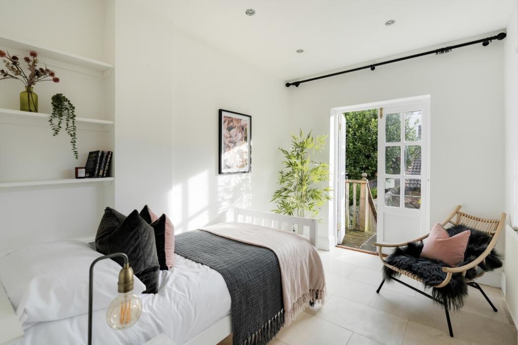 Bedroom to garden