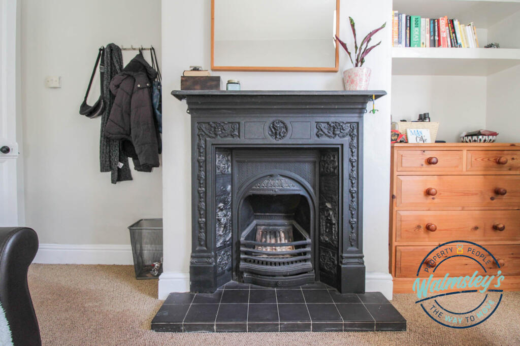 Original fireplace