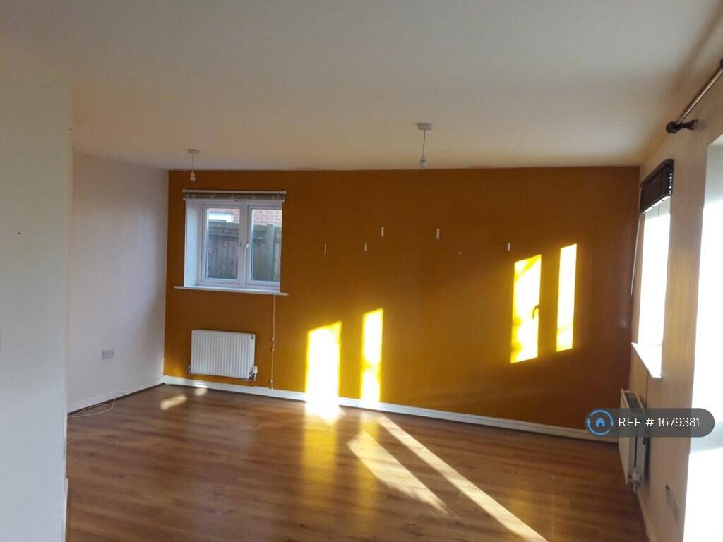 Living Area (No Longer Yellow) From Kitchen