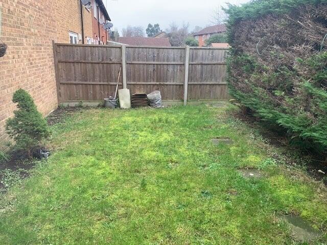 private rear garden