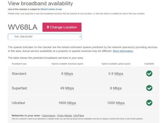 Broadband Checker