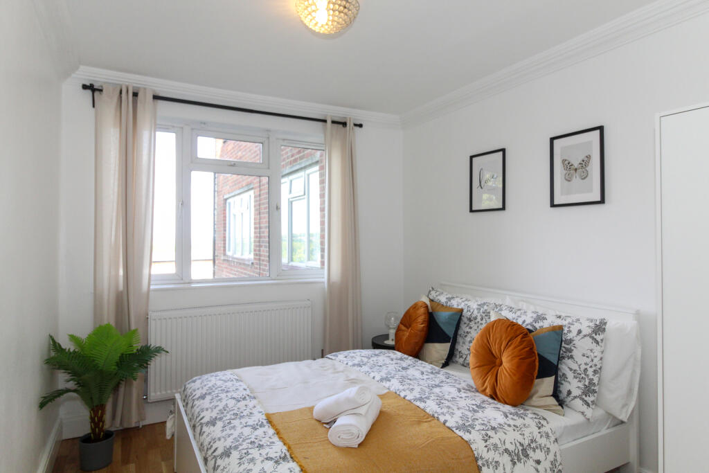 double bedroom two, also bright and spacious