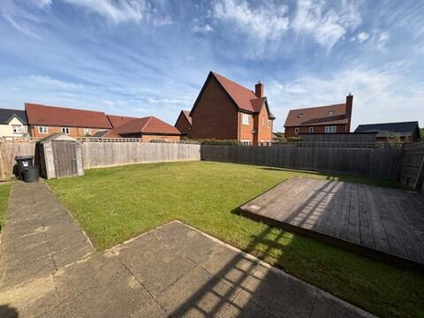 Wide enclosed garden