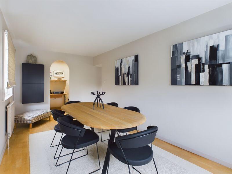 Dining room towards study area 
