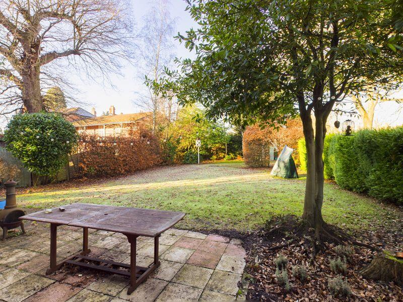 Paved Patio Area &amp; Gardens