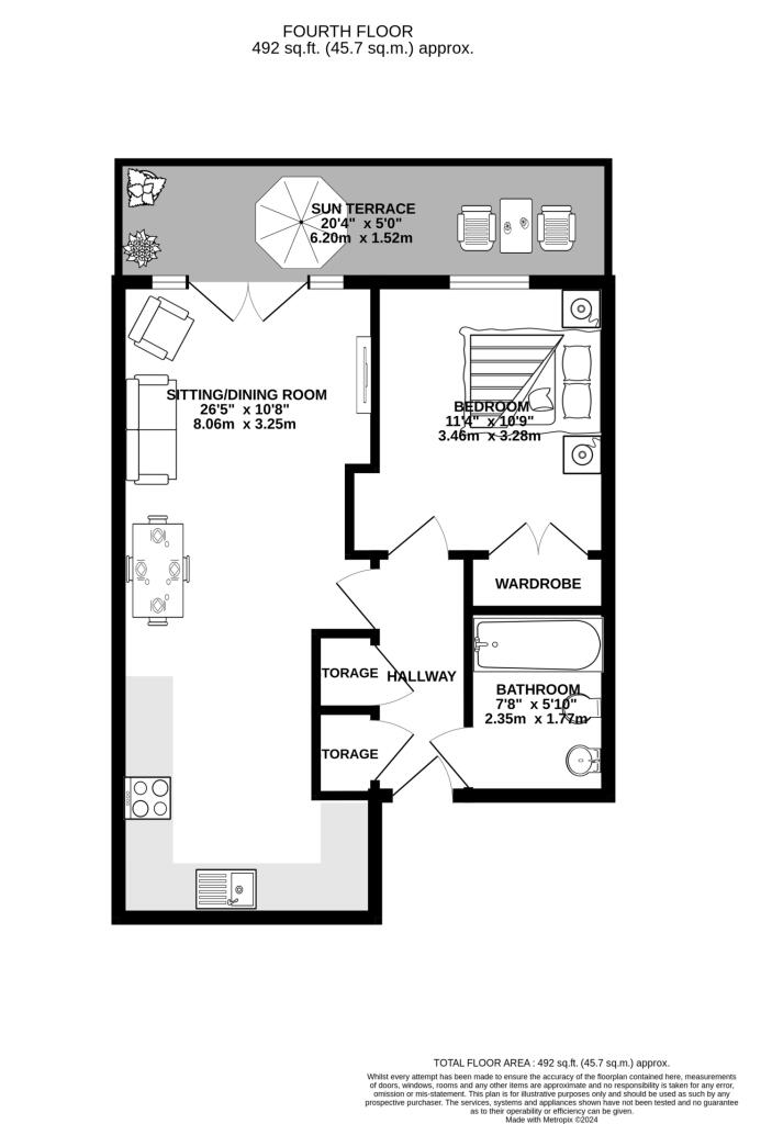 83 Apsley House - Floor plan 2D