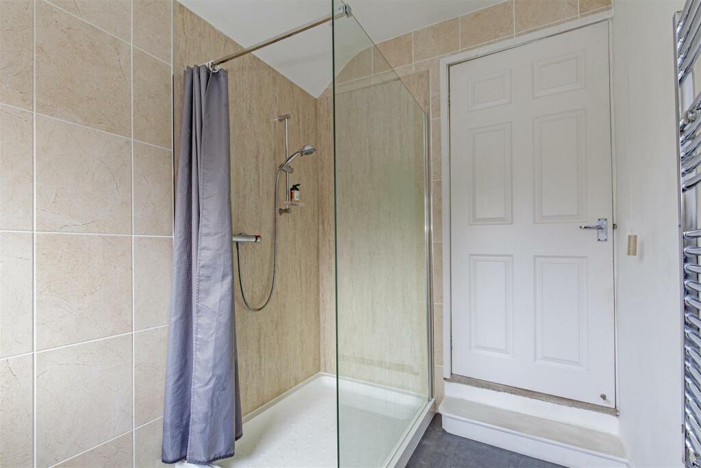 Partly Tiled Shower Room