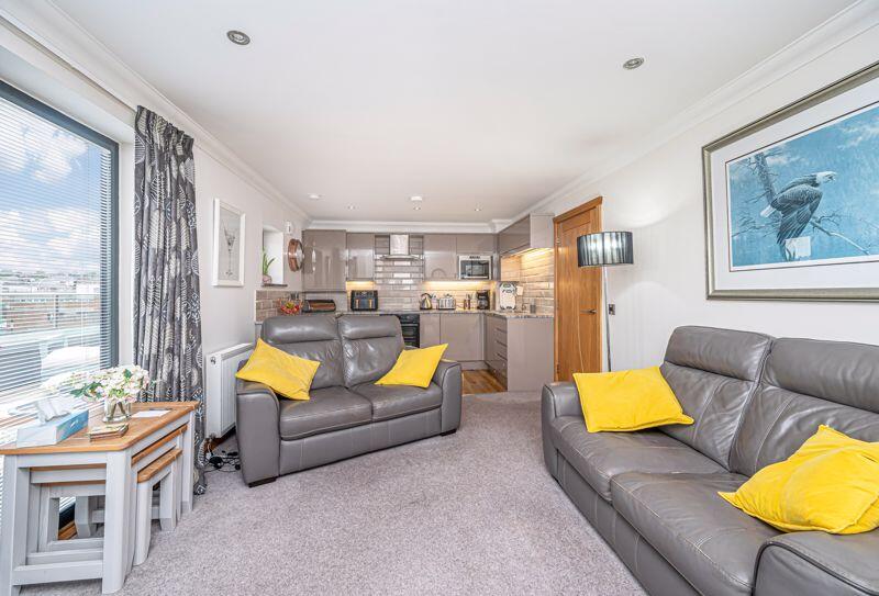 Lounge with open plan Kitchen
