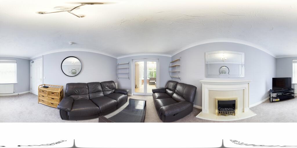 Living room panorama