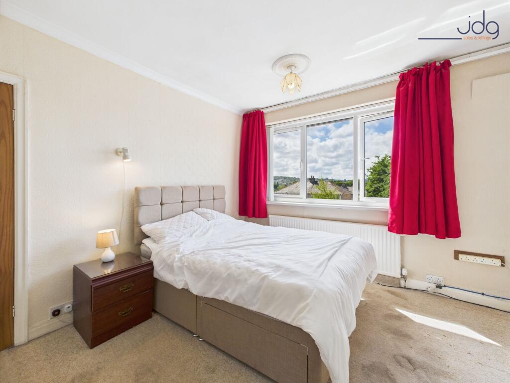 Third double bedroom with bay window