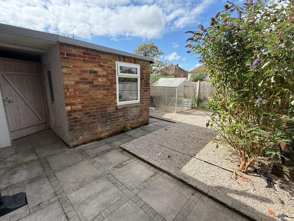Rear garden