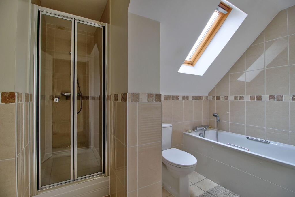 En-suite with extra deep shower enclosure