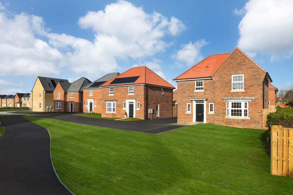 Outside view of 4 bedroom homes at West Meadows