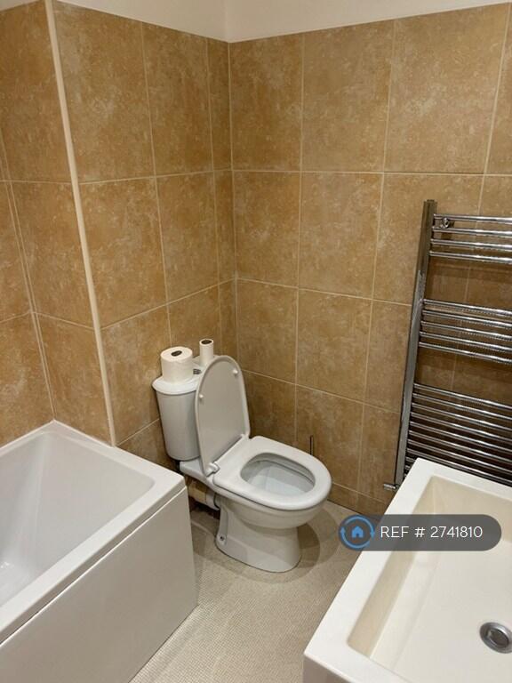 Master Bathroom With Bath And Shower Over