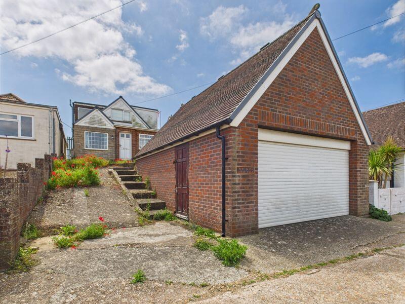 Garage &amp; front garden