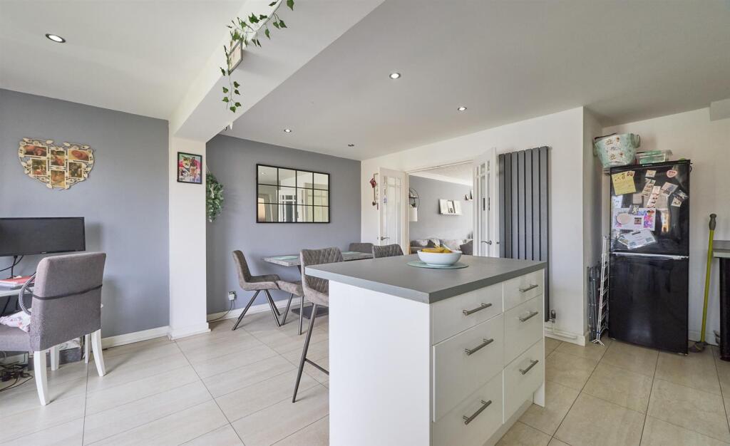 Extended and refitted dining kitchen to rear