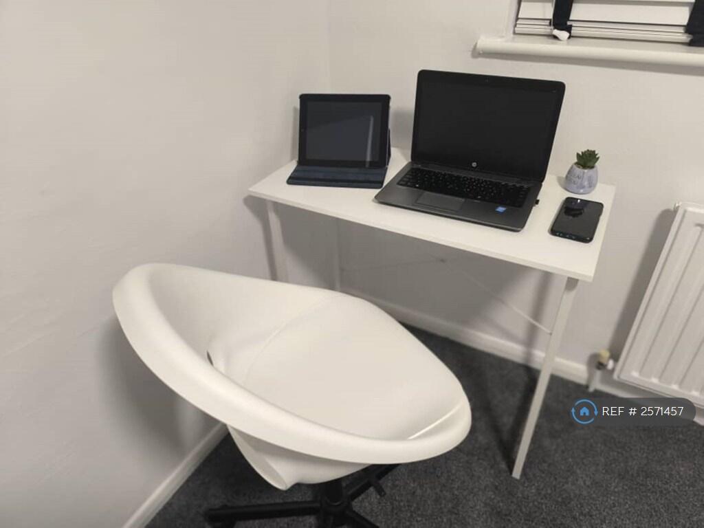 Office Space In Single Room With Built In Wardrobe