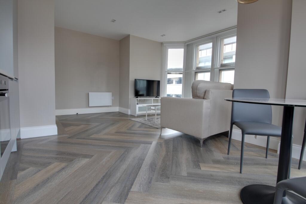 Living and dining areas