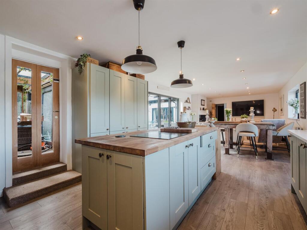 Living Room and Dining Kitchen