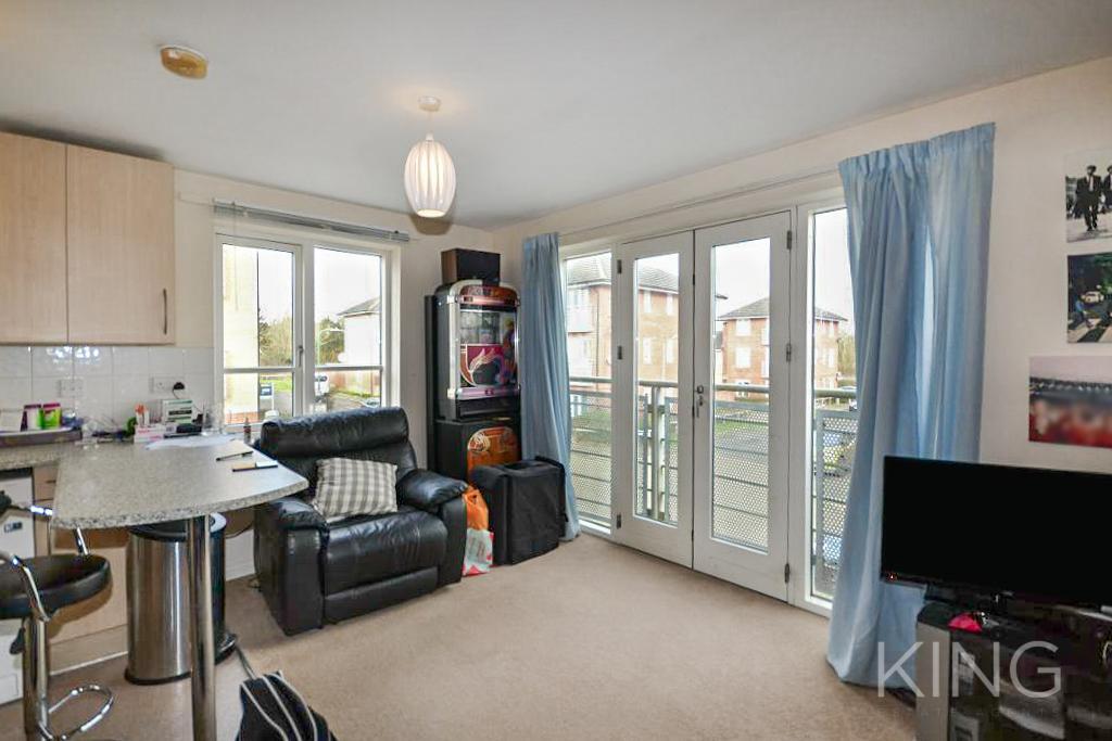 Open plan kitchen/living area