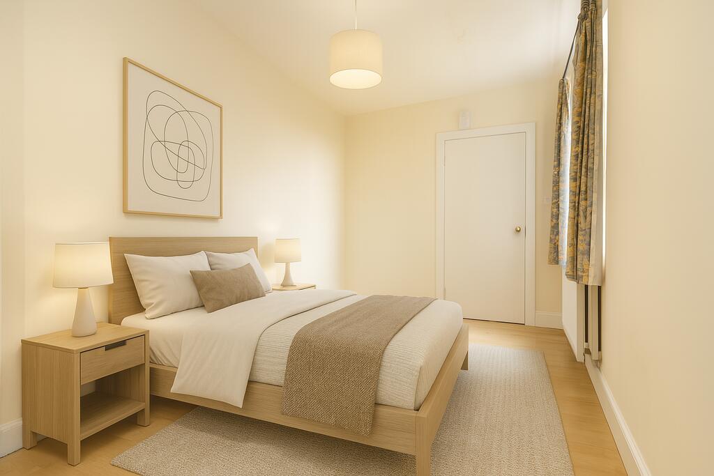 Digitally Staged Bedroom 2