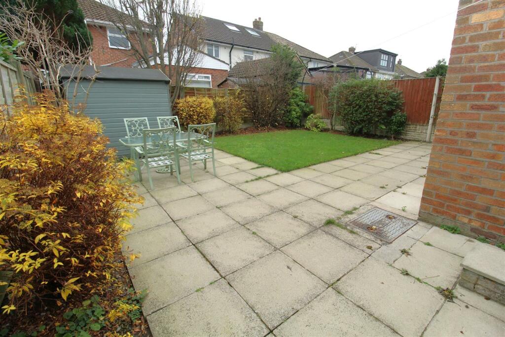 South Facing Rear Garden