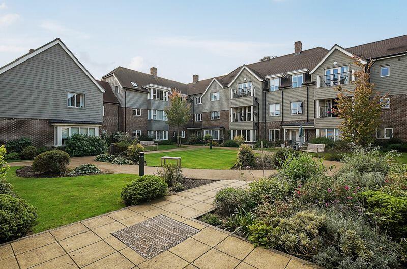 Landscaped gardens with seating