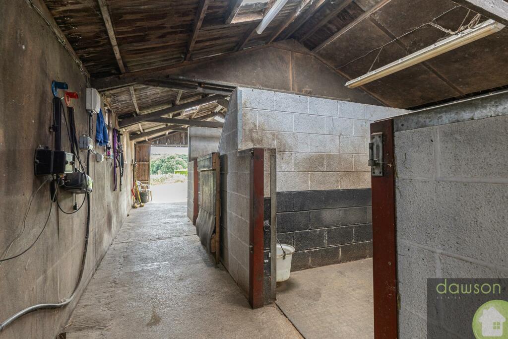 Stable block and wagon back