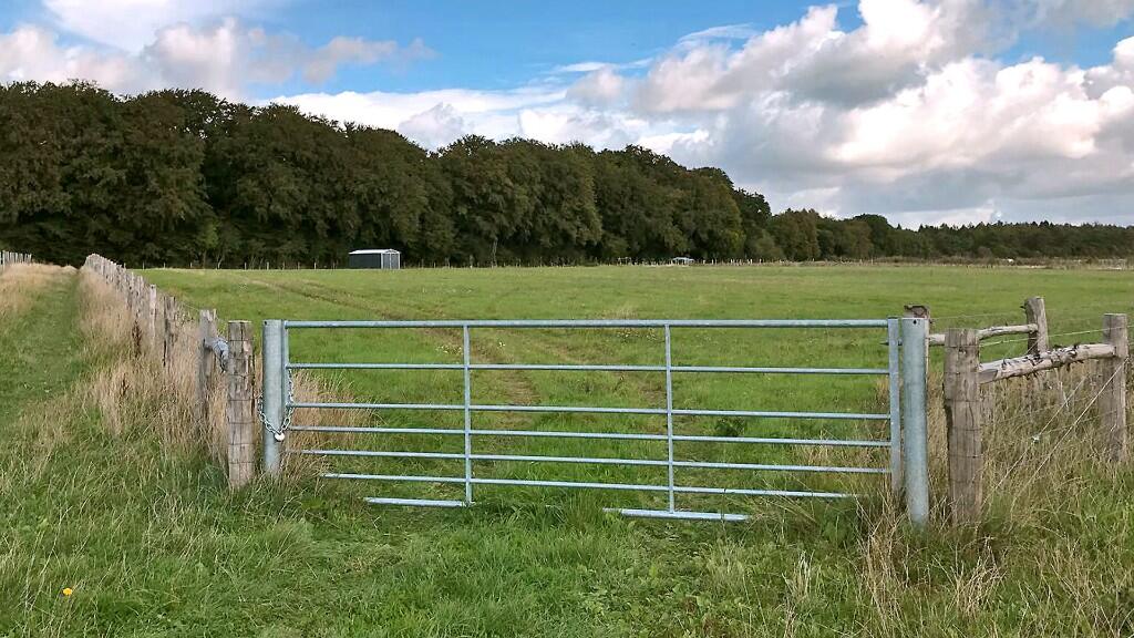Gated entrance.