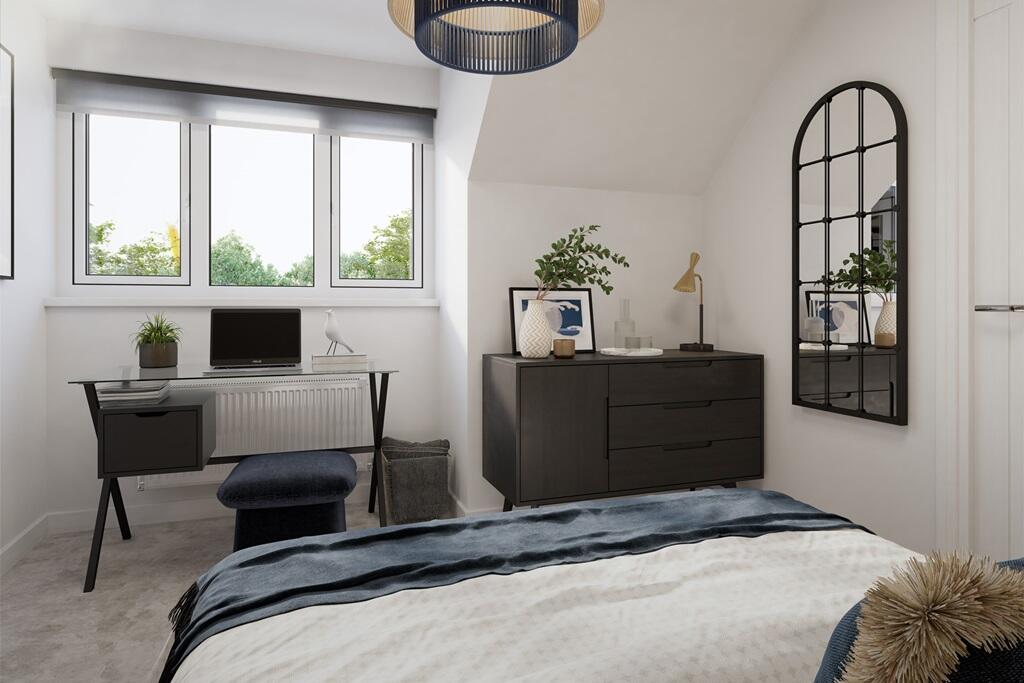 Spacious bedroom