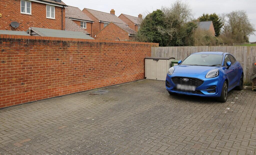 Two parking spaces