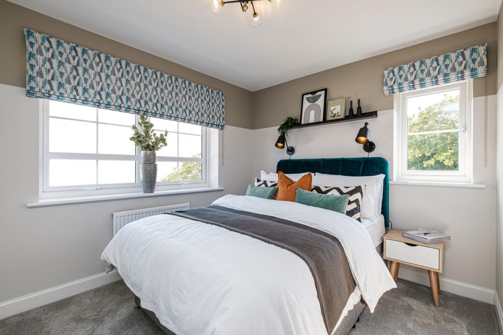 Interior view of bedroom 2 in our 3 bed Ennerdale home