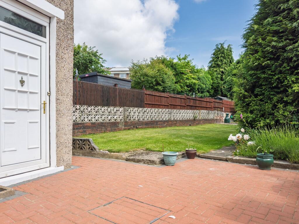 Patio and rear garden