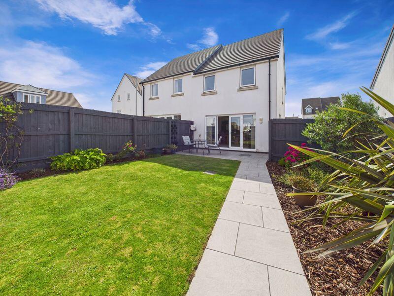 rear elevation and garden