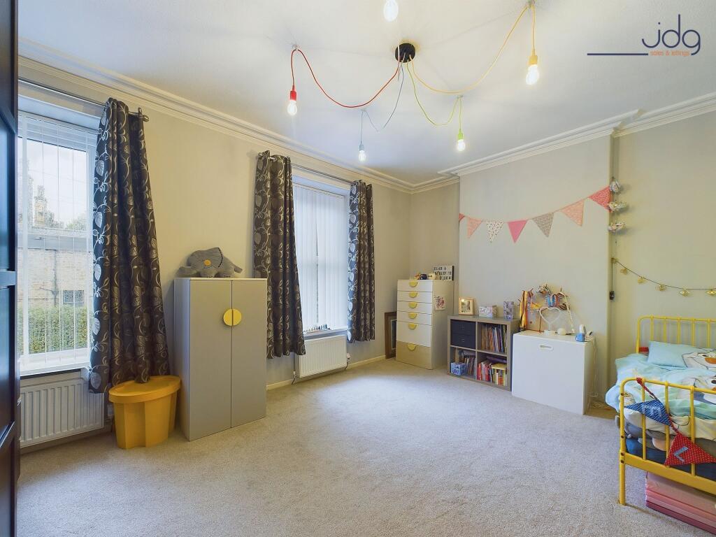 The 2nd bedrooms spans the first floor