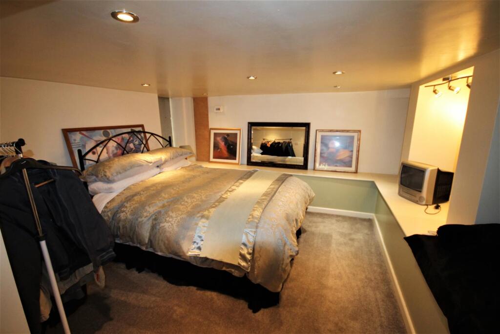 Basement bedroom area