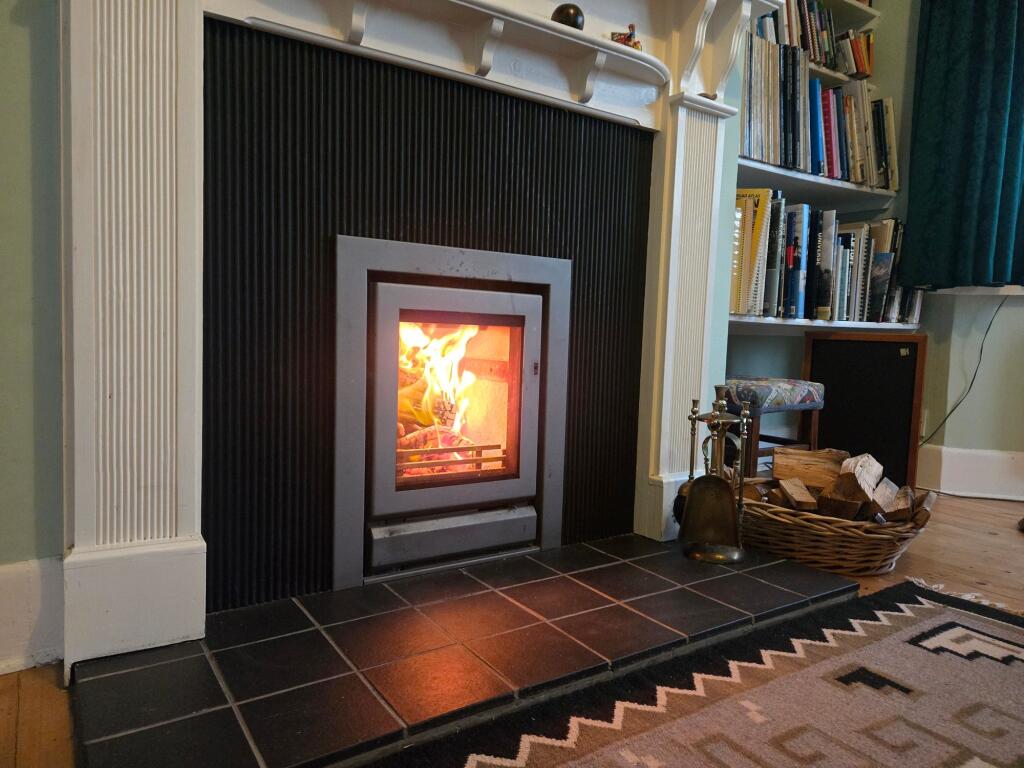 Cosy Log Fire in the Lounge