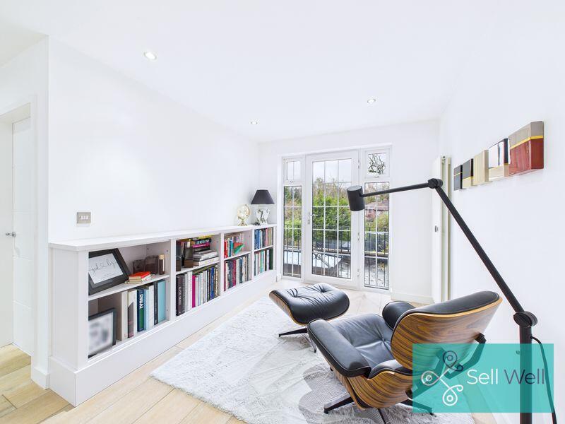 Reading Room with Juliet Balcony