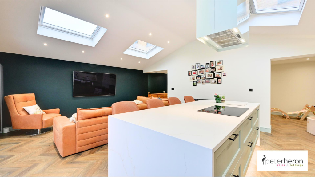 Open Plan Breakfasting Kitchen And Family Area