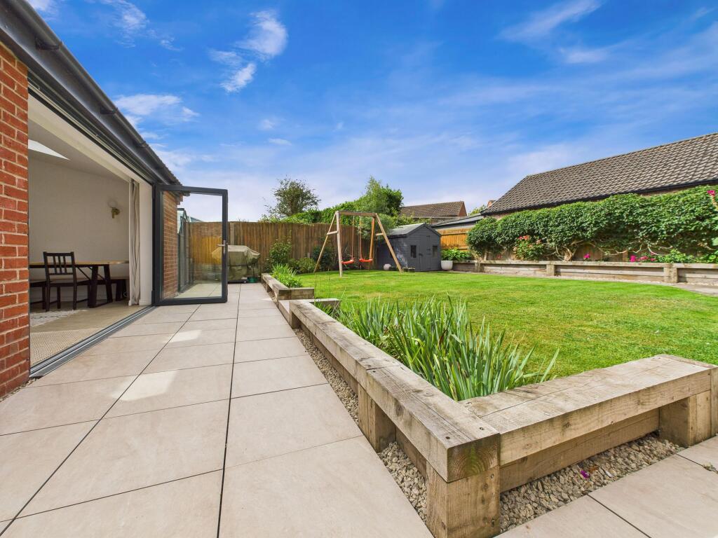 Family Room onto Garden