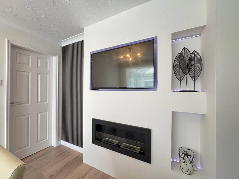 Dining Room Media Wall