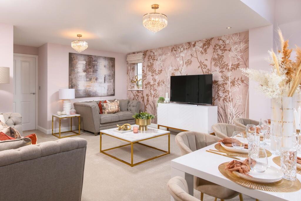 The woodcroft living room